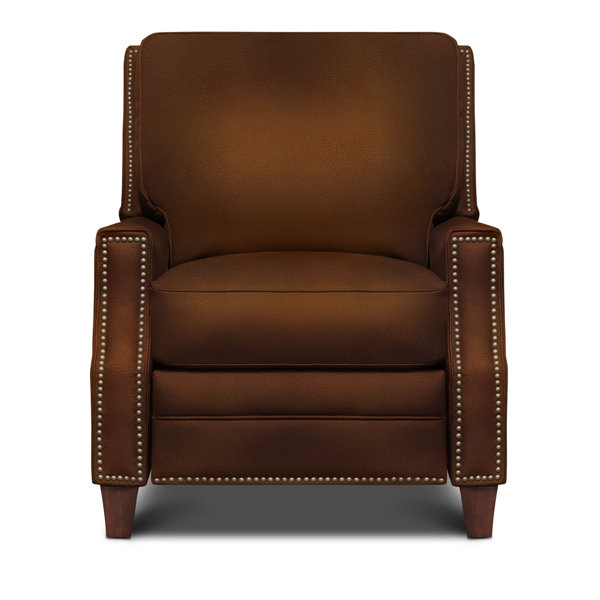 Eleanor Rigby Daniella 32" Wide Genuine Leather Manual Club Recliner